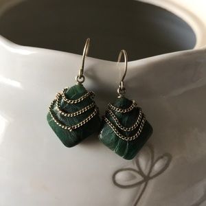 Natural stone earrings